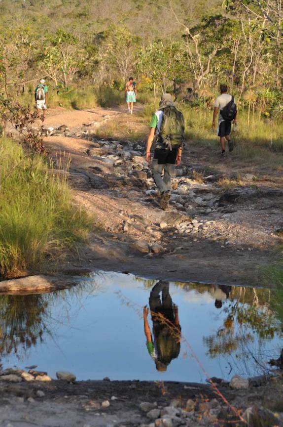 Trilha no P.N Chapada dos Veadeiros, região de São Jorge - GO